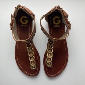 Guess Gold Ring Sandals
